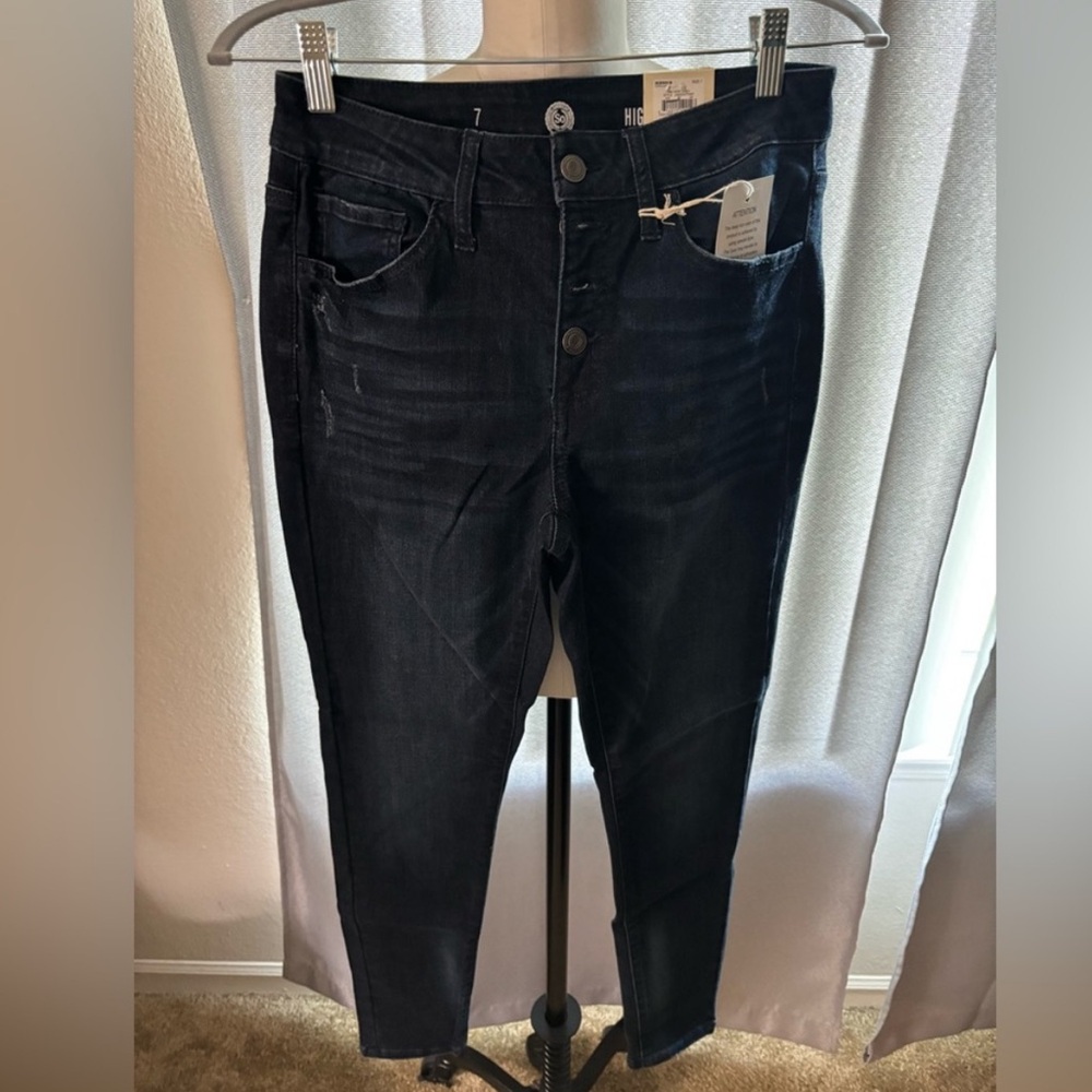 SO Button-Fly Skinny Jeggings